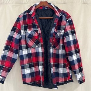 H&M Plaid Shirt Shacket